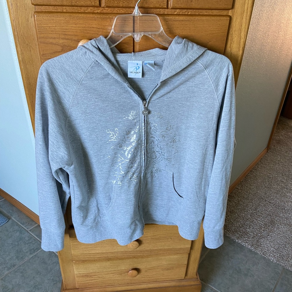 I Active Gray Hoodie